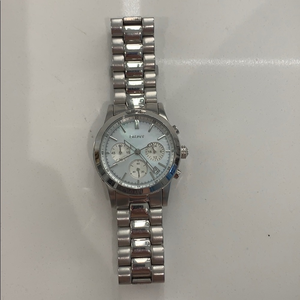 Silver DKNY Watch
